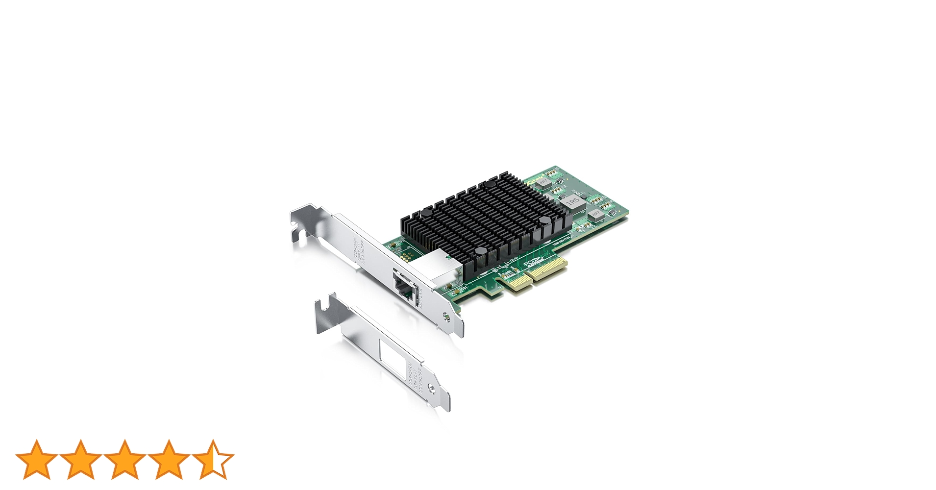 10Gtek Intel X550-T1コントローラー搭載 RJ45ポート 10Gtek 10Gb PCI-E NIC Network Card, Single Copper RJ45 Port, with